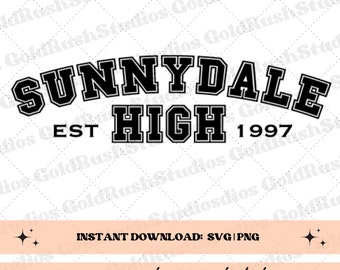 BUFFY THE VAMPIRE Slayer /Sunnydale High/ Buffy svg /Buffy png / Cazavampiros/ archivo svg/ archivo png/archivo cricut