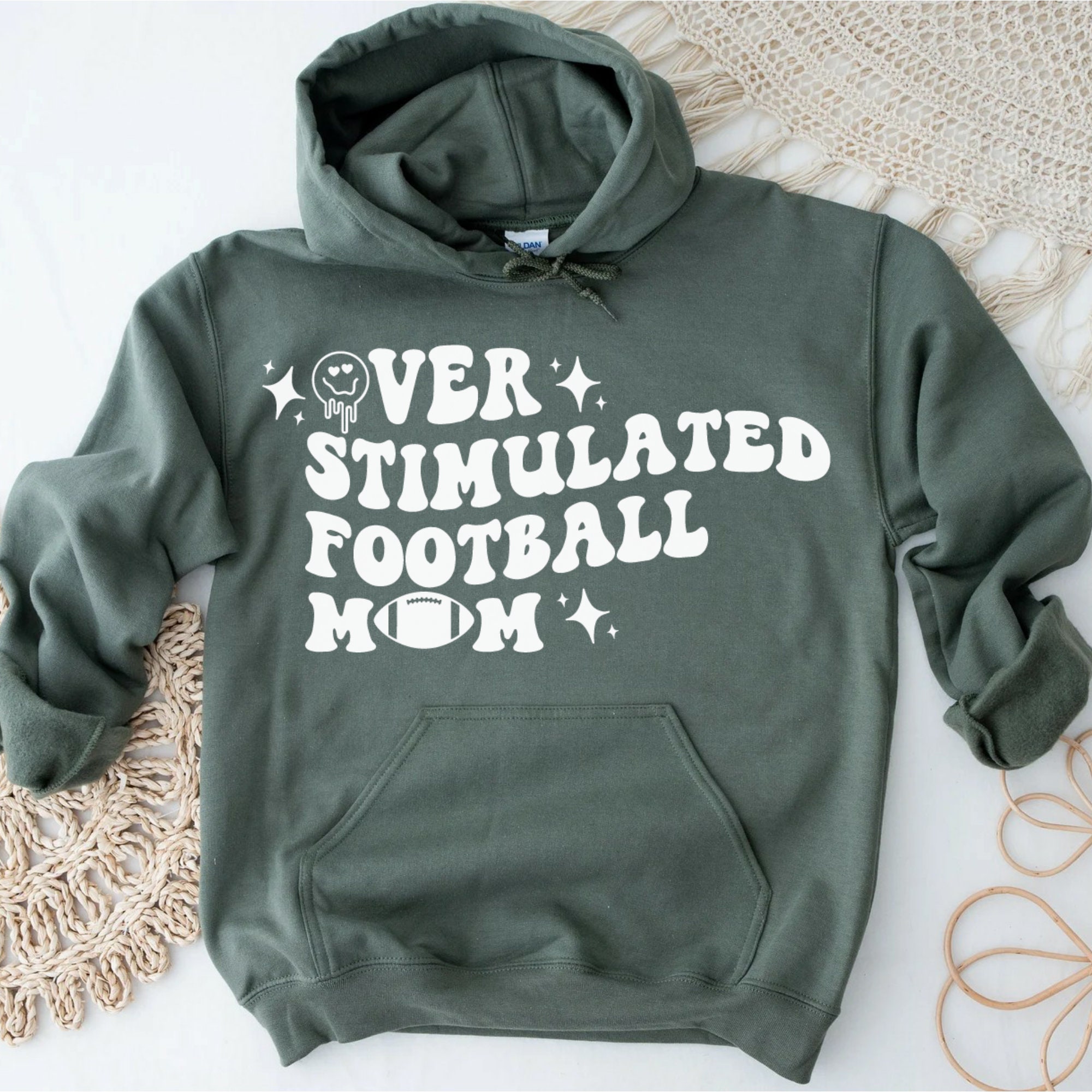 FOOTBALL MOM SVG Football Mom Shirt Svg Overstimulated - Etsy Canada