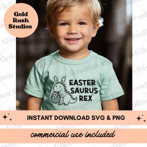 Dinosaurio Pascua SVG - Saurus Rex de Pascua, Divertido SVG de Pascua, SVG de Pascua para niños, T-rex svg para camisetas de niños, Dinosaurio svg para cricut
