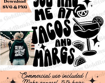 シンコ デ マヨ svg、タコス アンド マーグス svg、シンコ デ マヨ png、「You Had Me At Tacos and Margs」タコス シャツ、テキーラ svg、アルコール svg、タコス svg