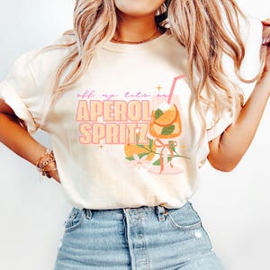 Aperol Spritz PNG, Design en sublimation d'été européen, Art du cocktail Aperol Spritz, PNG imprimable La Dolce Vita, conception de chemise de vacances