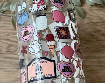 pretty summer beach glass cup | tailored by tess