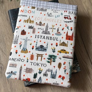 Travel Book Sleeve with Pocket: Padded E-reader Case