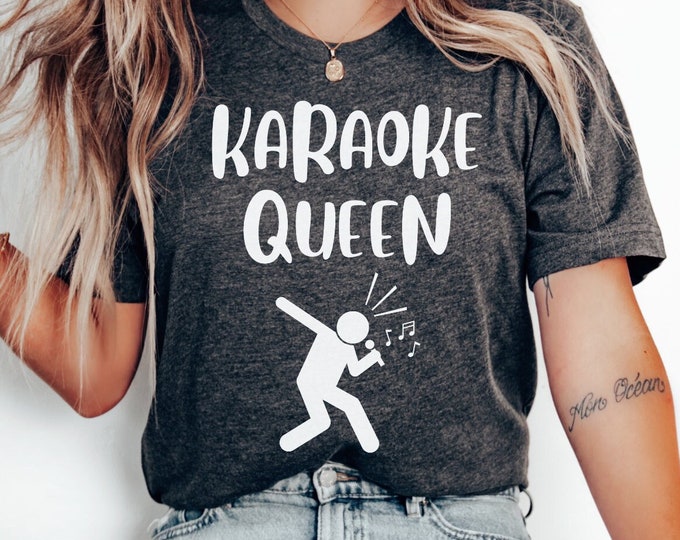 Karaoke Shirt, Karaoke lover gift, Music lover gift Music Teacher, Singing Shirt, Music Party Broadway Shirt, Theatre Gift, Singer Shirt