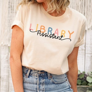 Library assistant shirt, book club shirt, back to school shirt, book lover shirt, librarian shirts, school librarian lady shirt squad