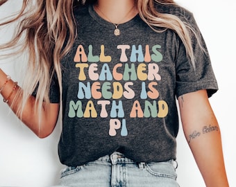 Math Teacher Shirt Womens Teacher Shirt Gift For Math Teacher Mathlete Math Fan Math Teacher Heart Math Shirt Love Math Shirt High School