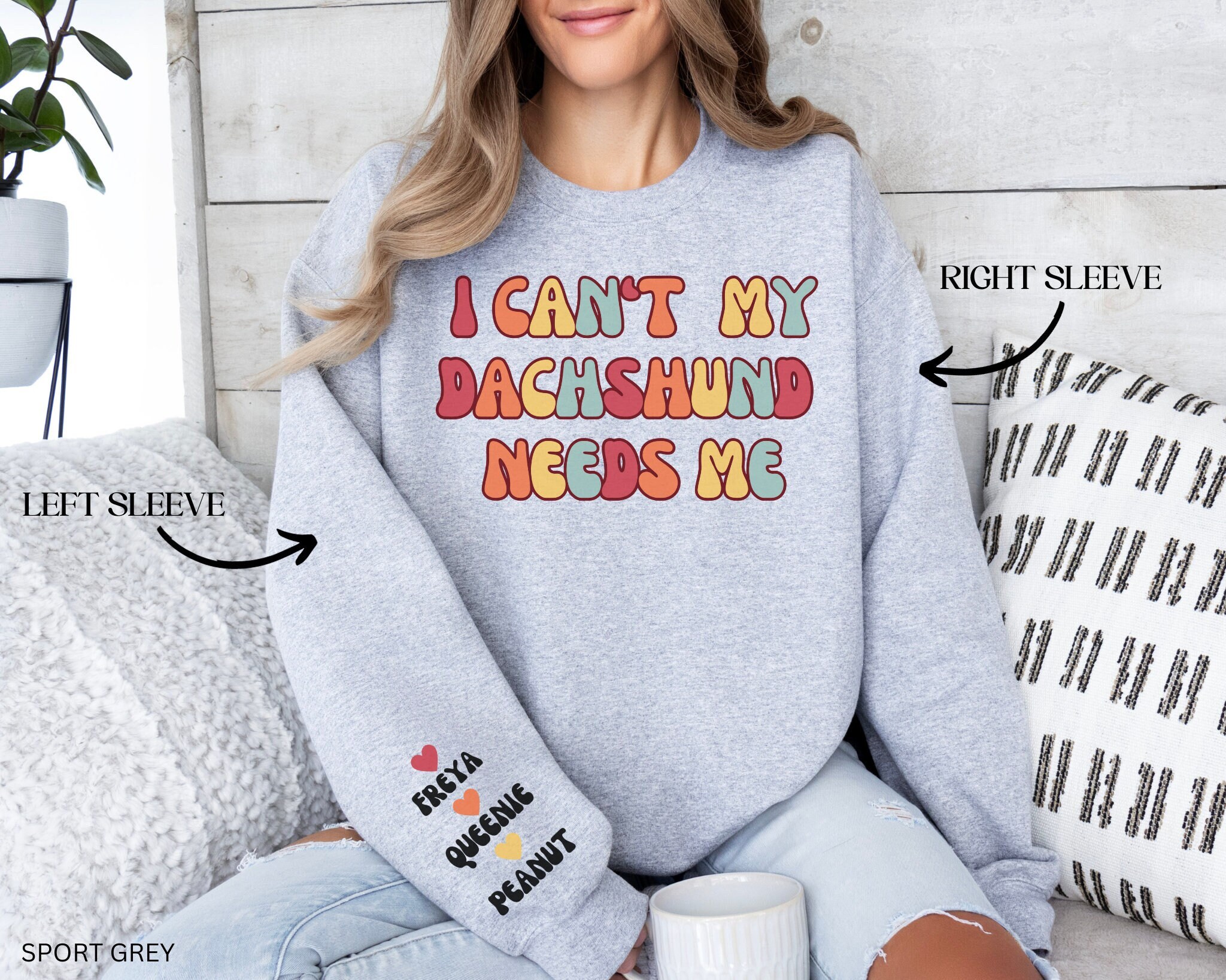 Sweat-shirt à Motif Teckel/Chiweenie - Coupe Unisexe Adulte - Noir - Cadeau Pour Amoureux Des Chiens