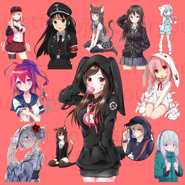 Animation png, Anime drawing png, Anime png Digital Download, Anime Manga Download, Anime Japanese png, female animated character