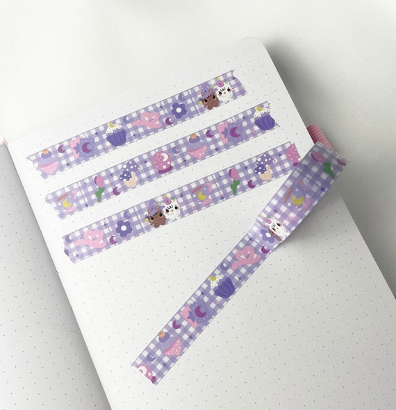 Witchy Washi Tape Pastel Washi Tape Floral Washi Tape 