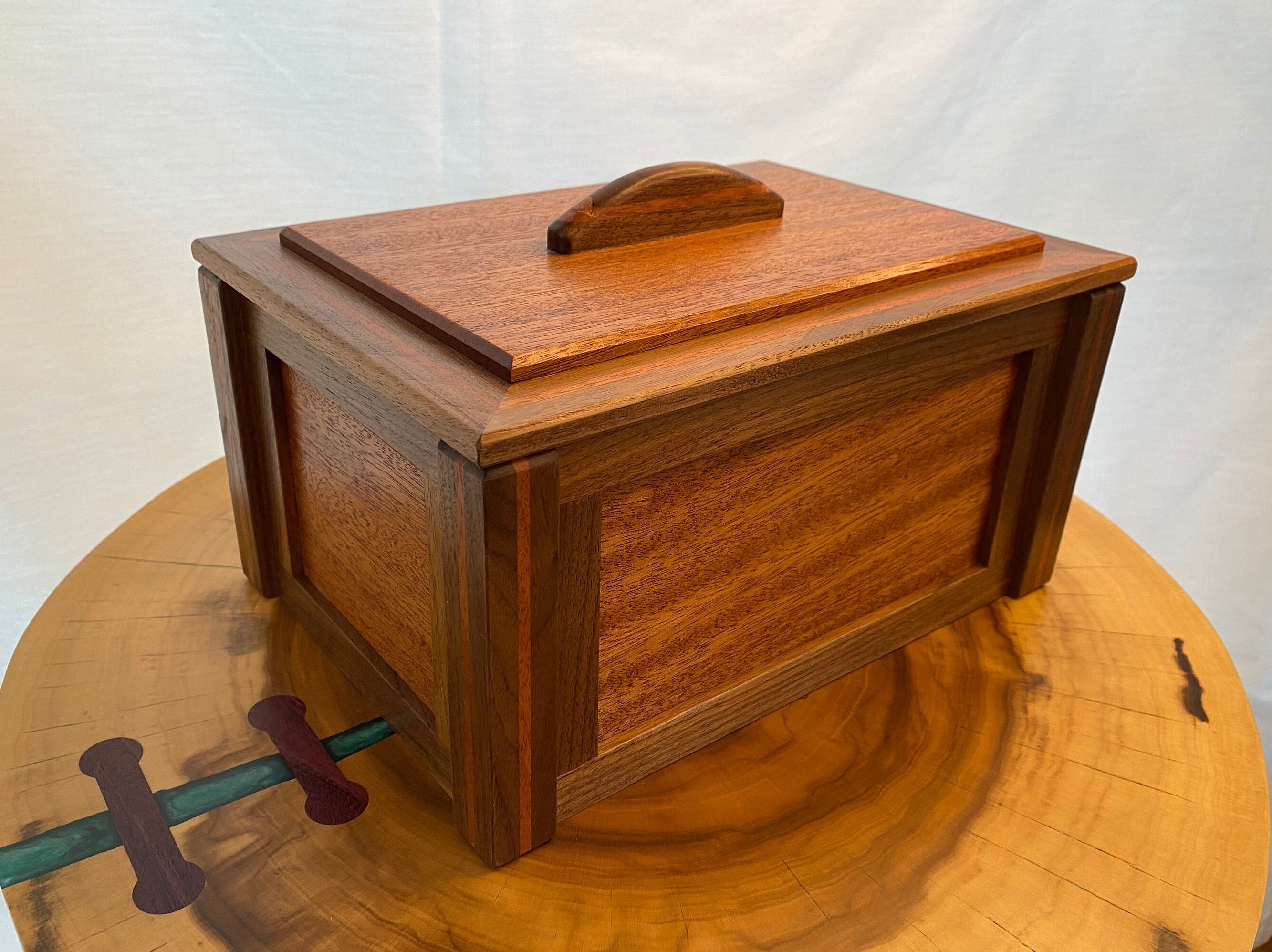 Wooden Gift Box,personalized Handmade Keepsake for Him/her,wedding Empty  Custom Wooden Box, Blank Romantic Gift 