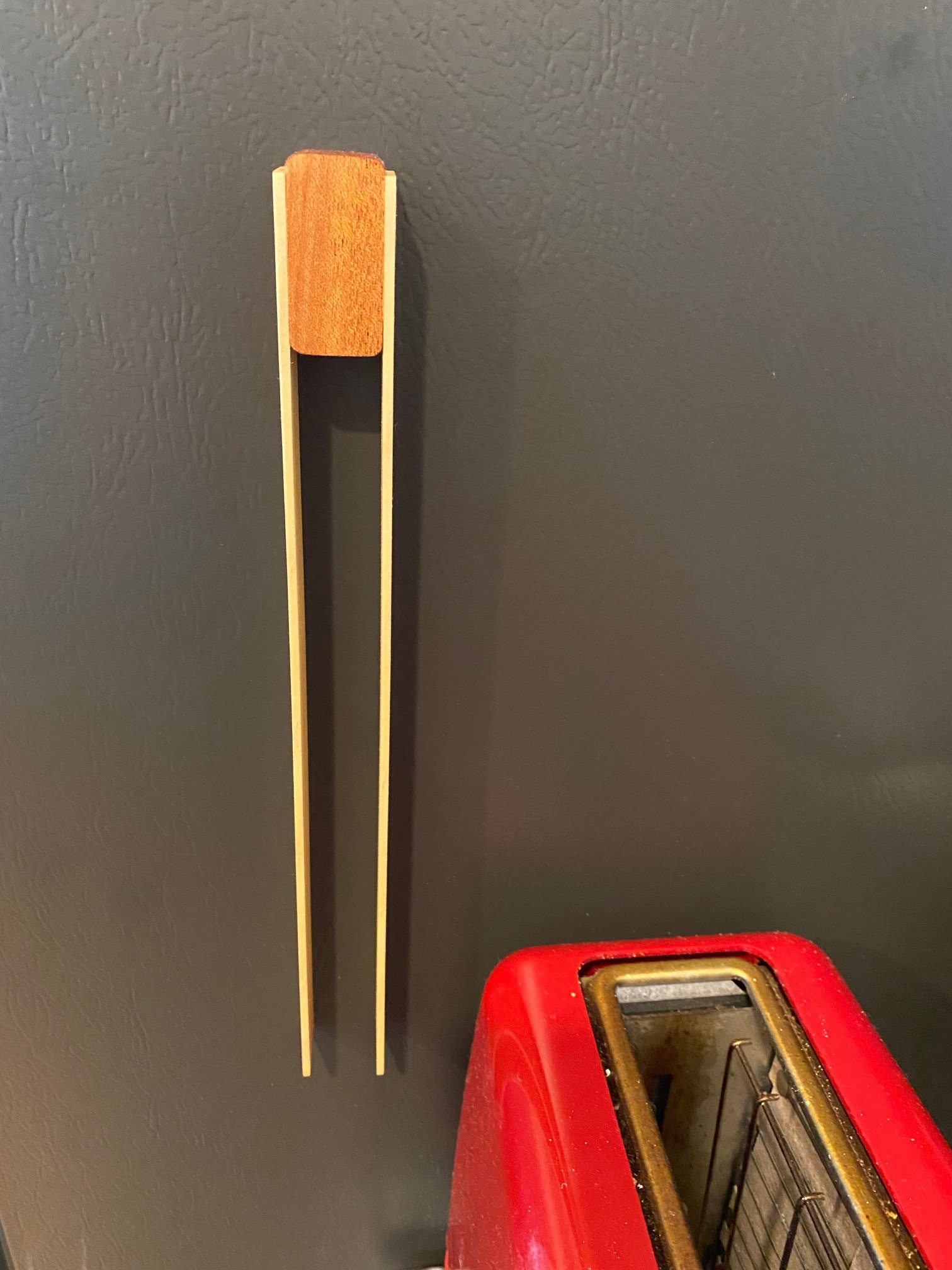 Toast Tongs / Toaster Tongs / Hand Crafted Wood Toast Tongs / Etsy