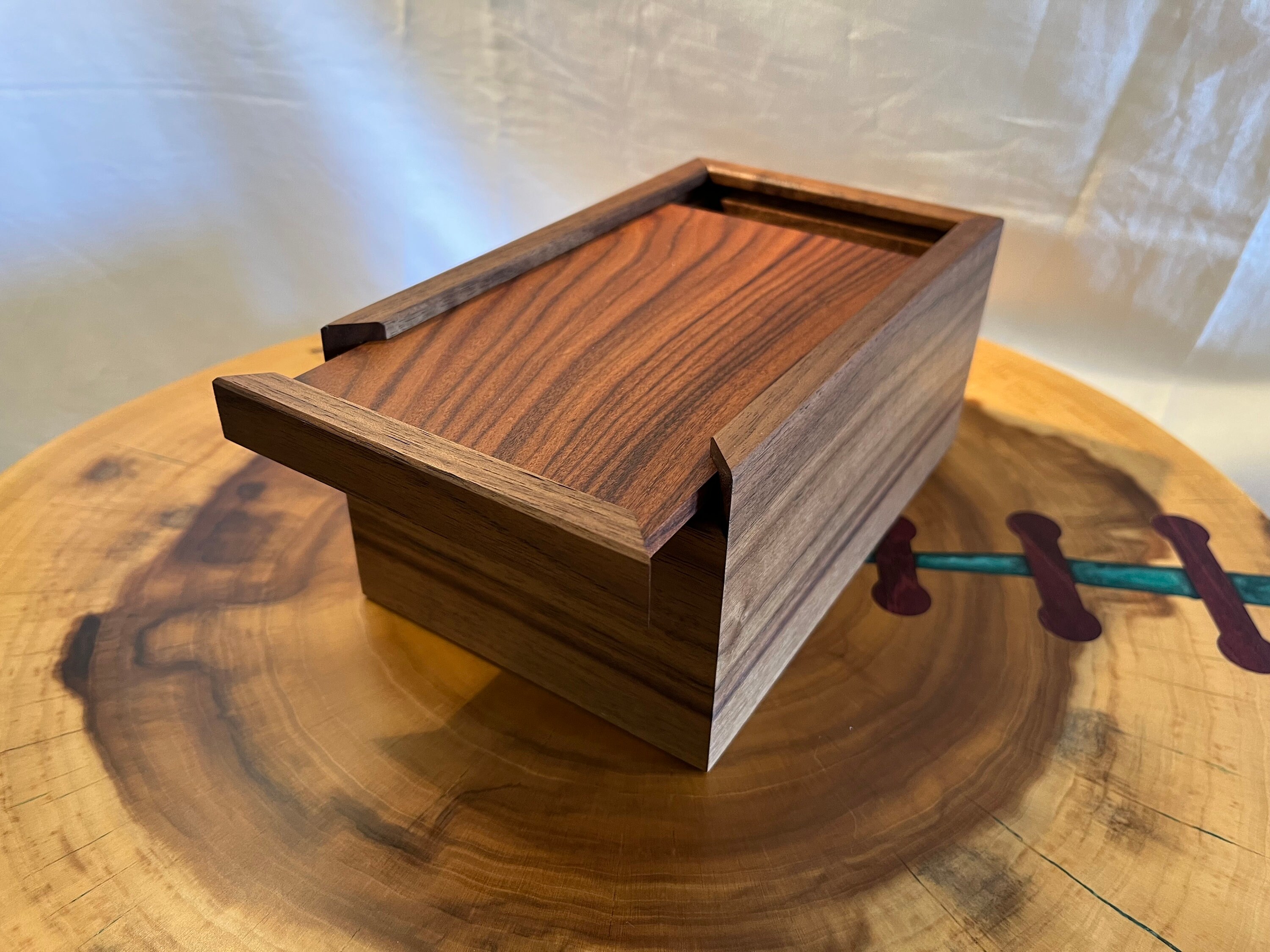19+ Wooden Box With Sliding Lid