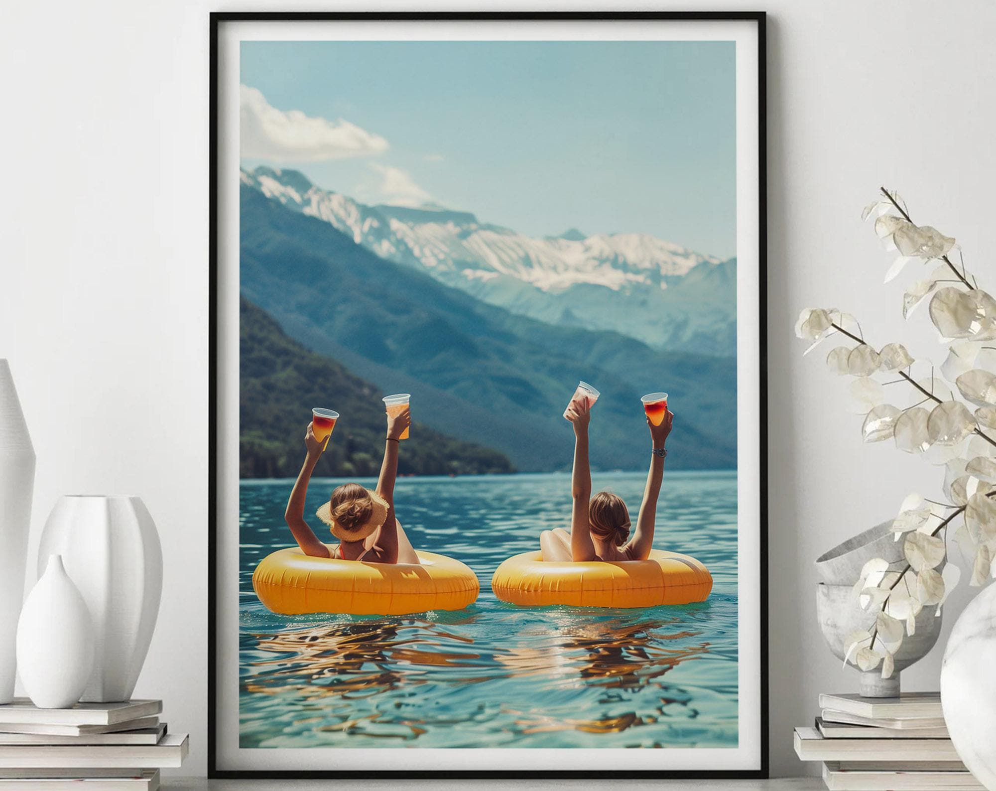 【SALE】PASTELRIB アートポスター（A4サイズ）#5031 A0278/ 線画 / アートポスター【 A4 / A3 / A2 / A1 サイズ