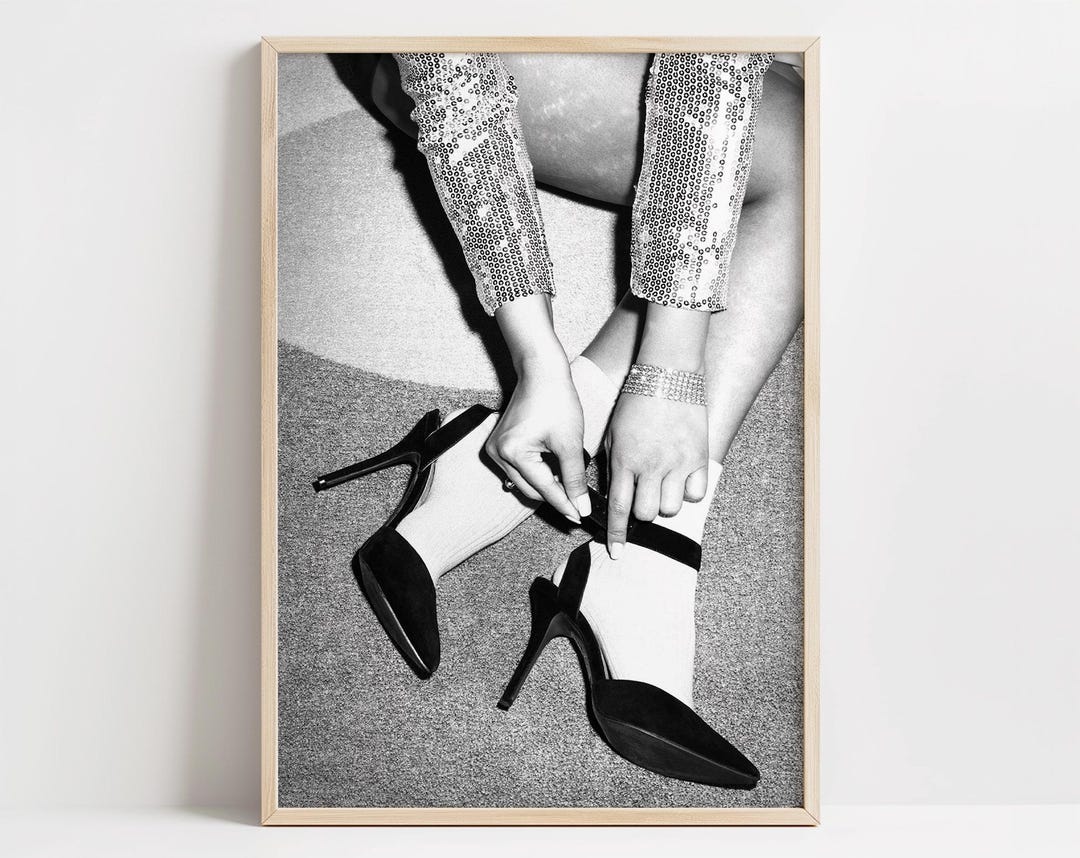 Disco Feet Baw by Pictufy Studio III, Abstract Photography, Abstract Wall Art, Disco Feet Baw ...