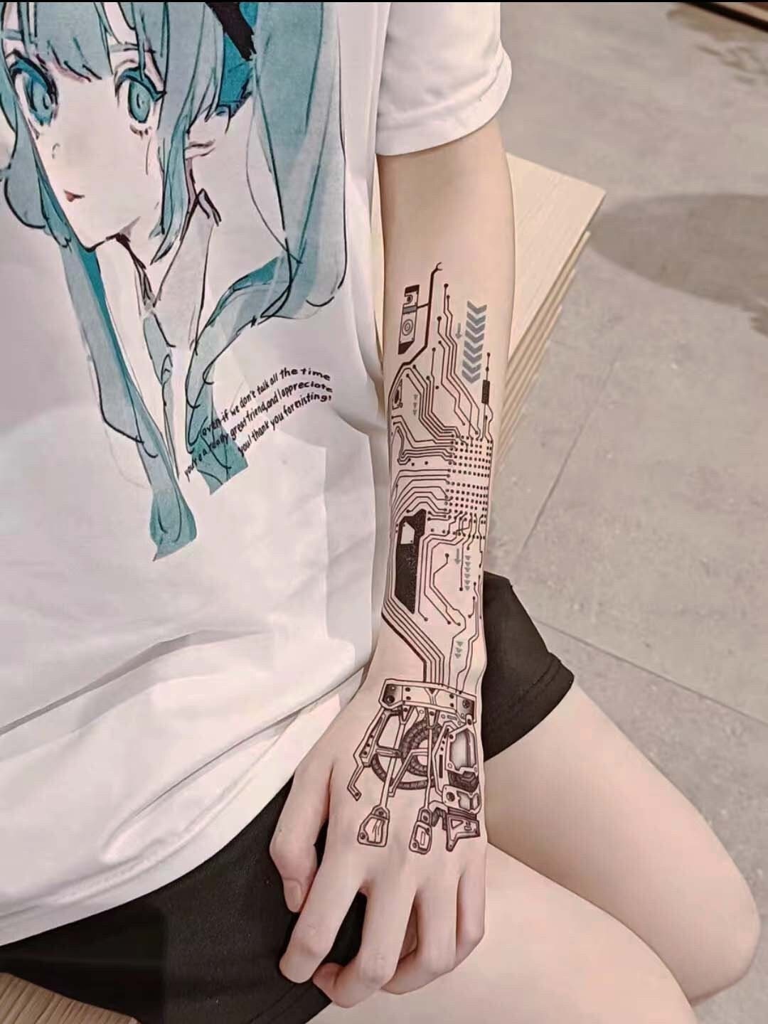 Cyberpunk tattoo ideas photos