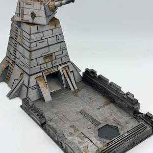 Star Wars Turbo Laser Dice Tower and tray for 3D printing - Digital Download - STL