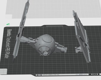 Star Wars Legion - Terreno - Caça Tie-Ride Crashed - 2 peças - Arquivo digital - STL