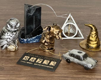 Wizarding world Ornaments - Pick 2, 3, 4, 5, 6, 7