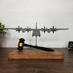 Military JAG - (Judge Advocate General) Silhouette Art on wooden stand - optional challenge coin holder base