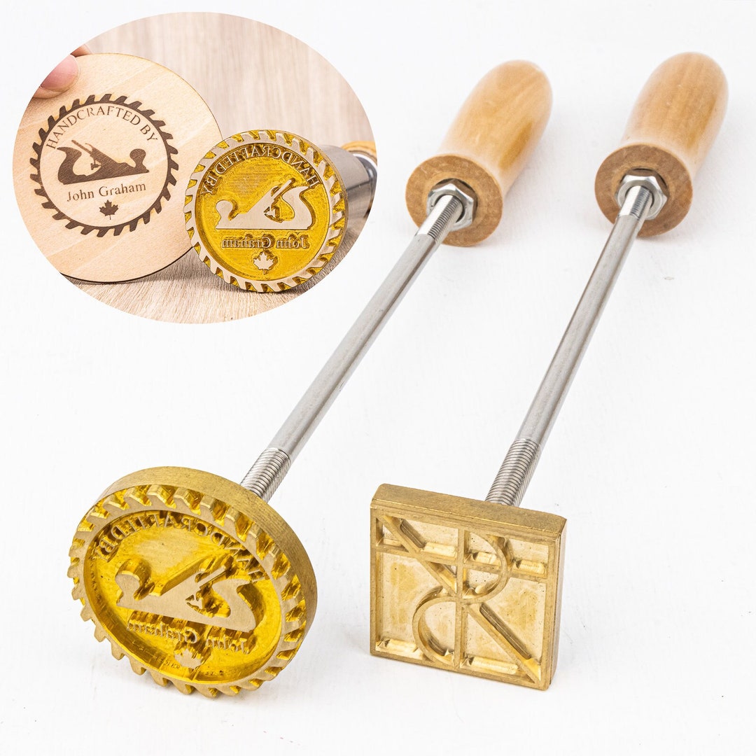 Custom Wood Burning Stamp, Heat by Torch Branding Iron for Wood