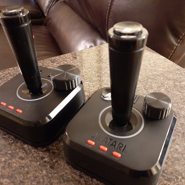 Paddle Joystick Add on (3D printed) for Atari Gamestation Pro controllers (Controllers not included)