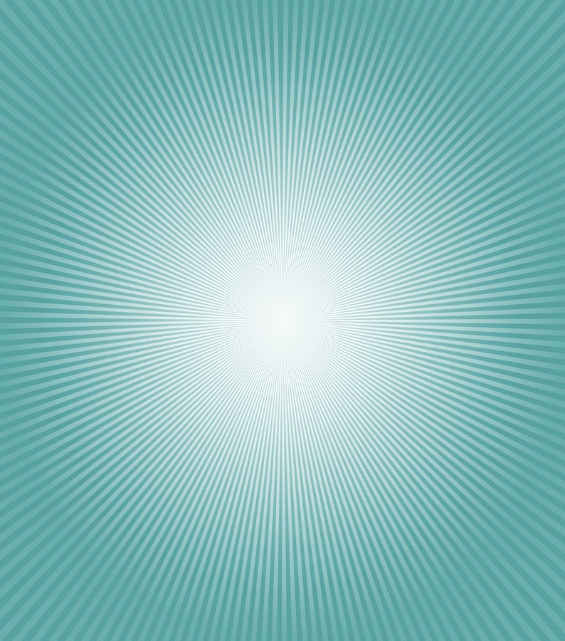 May include: Abstract background with a radial pattern of light blue lines radiating from the centre, creating a sunburst effect.