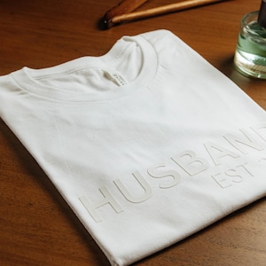 Embossed Husband Shirt, Husband Shirt From wife, Shirt for Husband, Husband anniversay gift, Birthday Gift For Husband