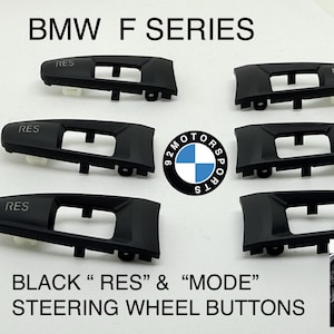 BMW F Series Black Steering Wheel Buttons: OEM+ Upgrade