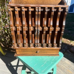 Vintage Wall Mounted Medium Size Spice Cabinet