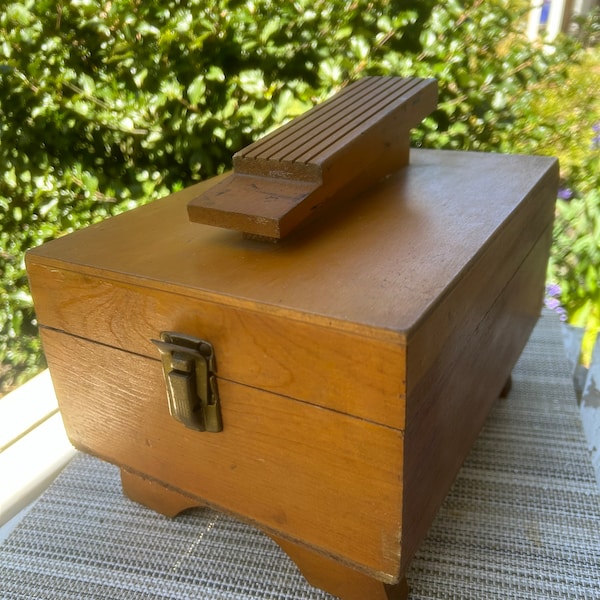 Shoe Shine Wooden Box