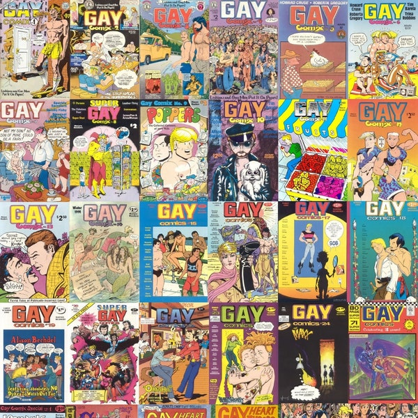 Collection de bandes dessinées gays