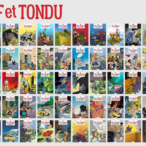 Tif et Tondu - Collection complète de bandes dessinées classiques (français)