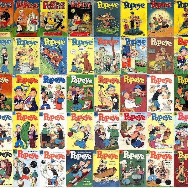 Popeye Comics Collection (Issues 1 to 50)