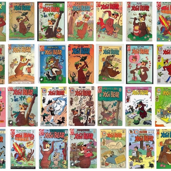 Yogi Bear Comics Collection 35 Issues (1970-1977)