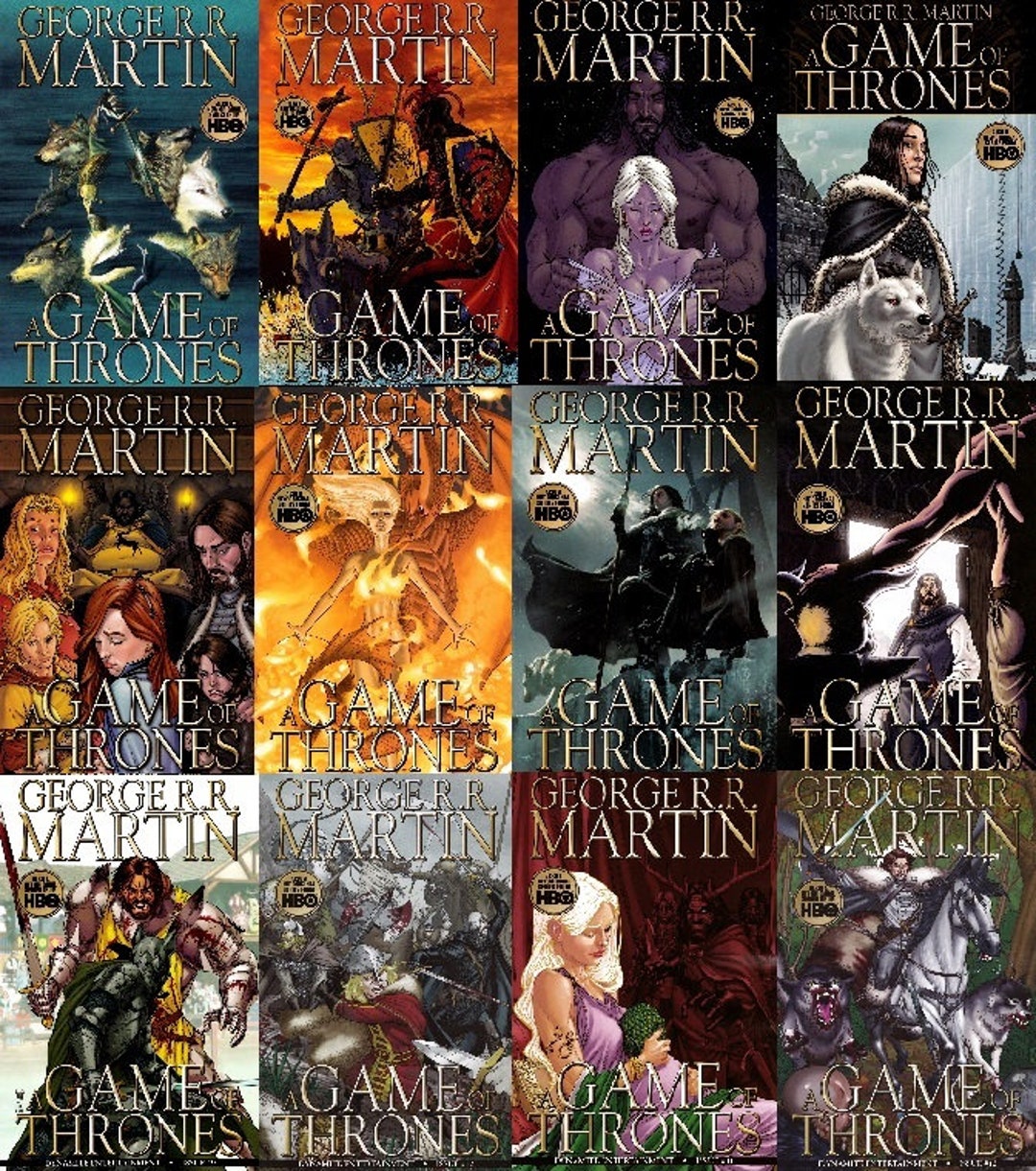 Game of Thrones Comics Collection Books Etsy