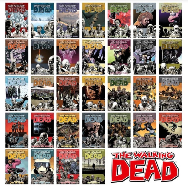Libri della collezione di fumetti di The Walking Dead