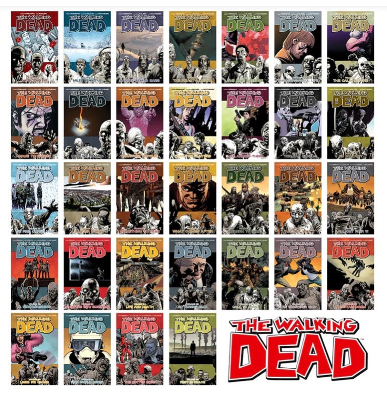 The Walking Dead Comics Collection Books Etsy