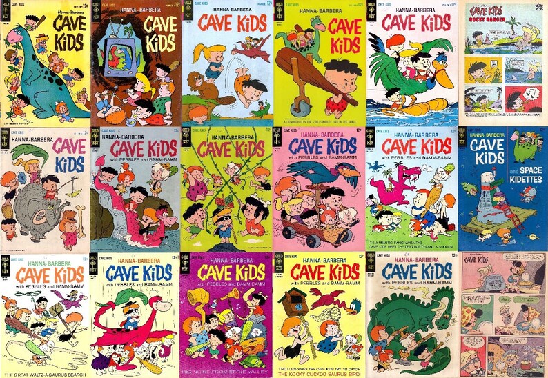Caving Comics Cave Kids Comics Collection 16 Issues 1963-1967 - Etsy