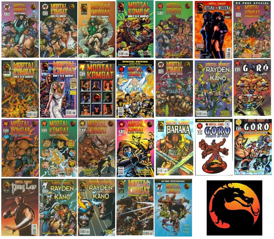 Mortal Kombat Comics Collection - Etsy