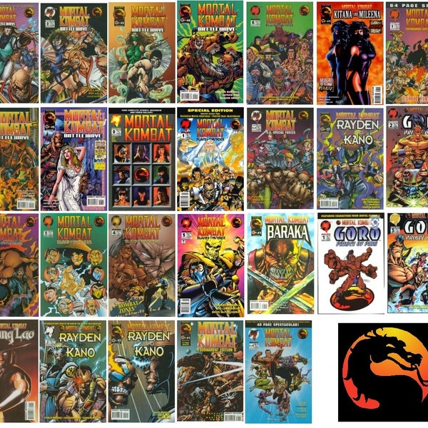 MORTAL KOMBAT COMICS LIST COMPILATION WITH LINKS visual data 7