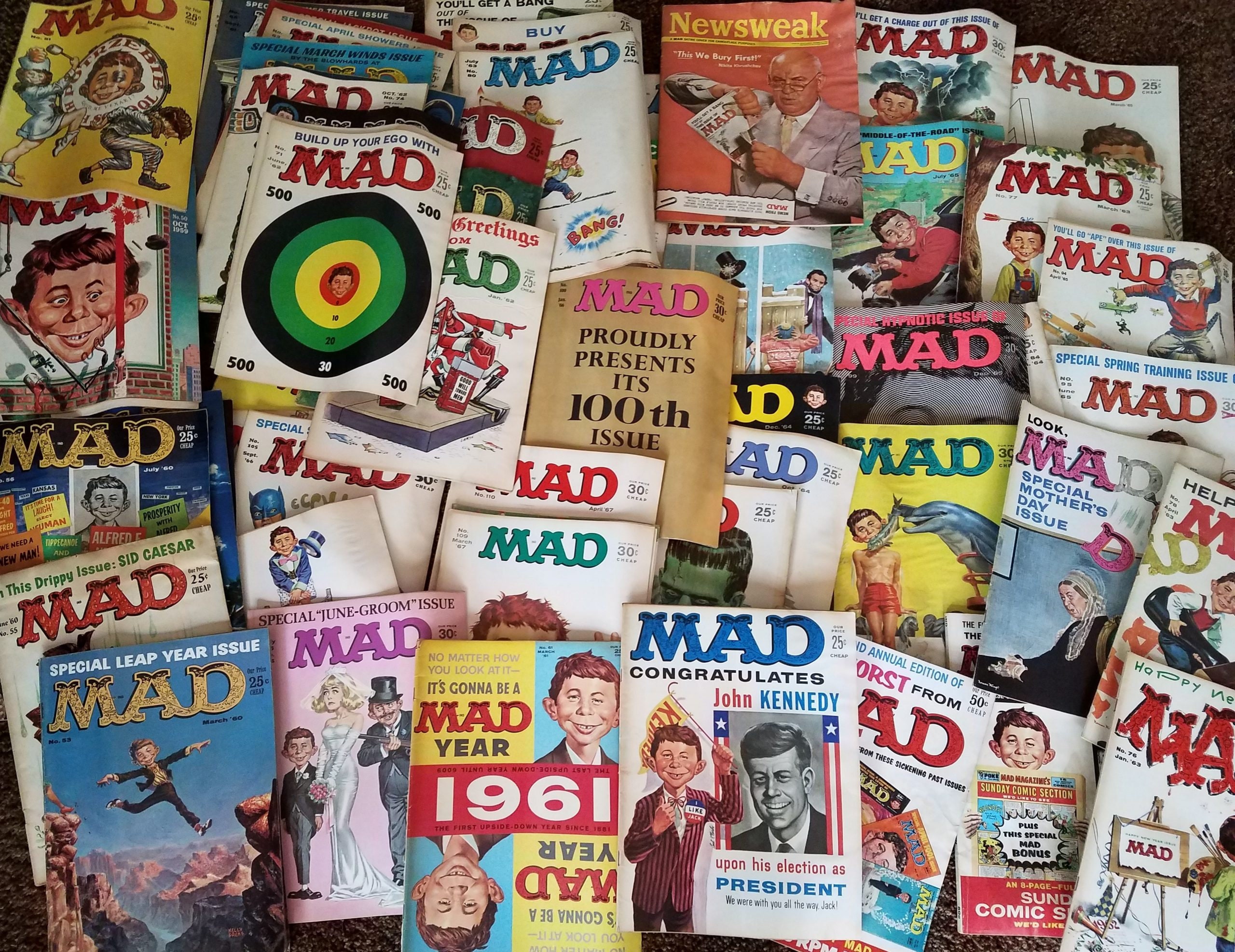 MAD Magazine Collection all Issues From 400 to 550 Etsy