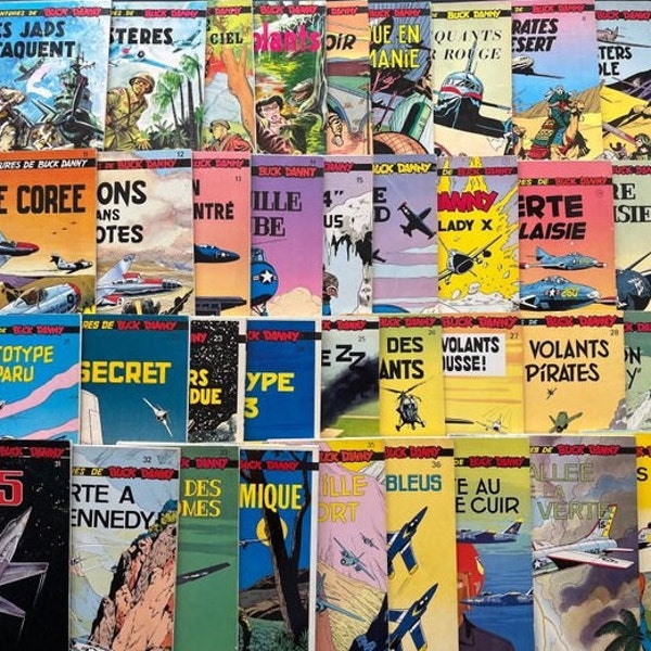 Buck Danny Collection of classic books (French)