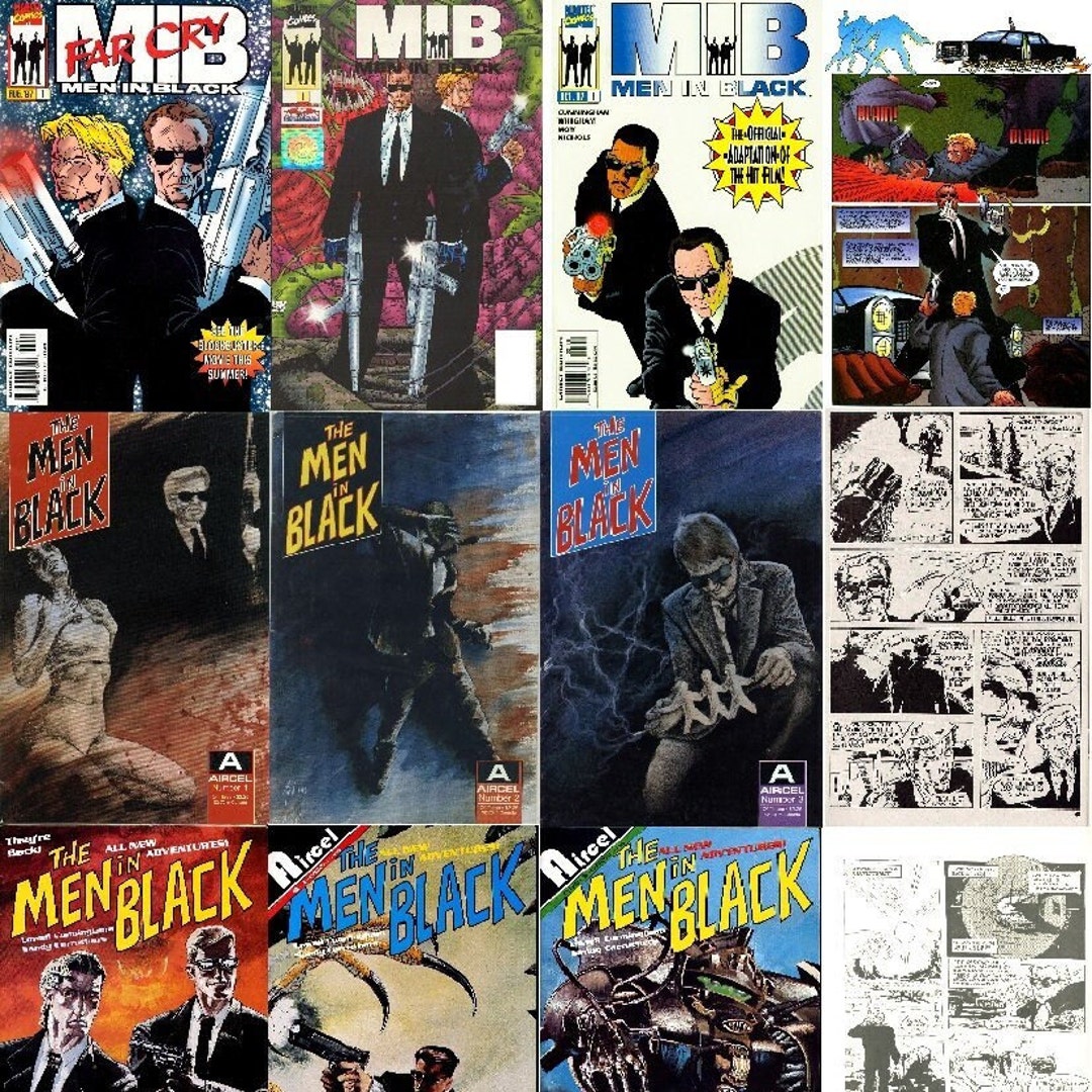 Men in Black Comics Etsy