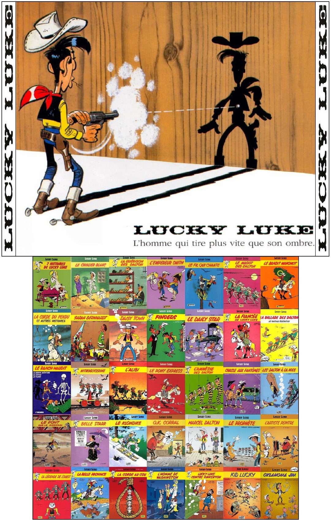 Lucky Luke Complete Collection of Lucky Luke Comics french Etsy
