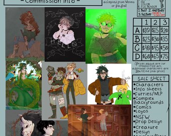 Cheap Character Art Commissions No Ai - Etsy