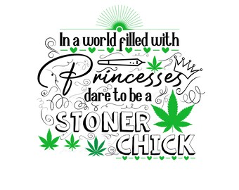 Weed Princess Png - Etsy