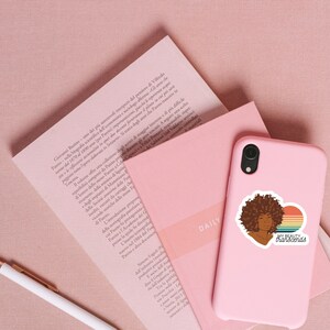 My Beauty Transcends Kiss-Cut Sticker | Affirmation Sticker | African American Woman Sticker | Laptop Decal | Journaling Sticker