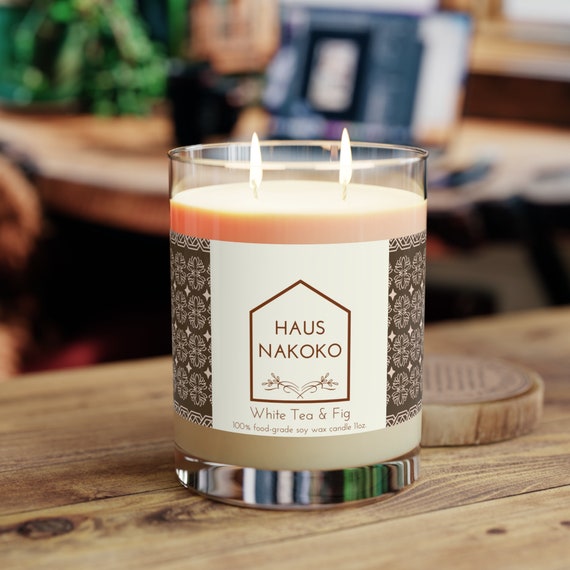 Luxus Soja Wachs Kerze, Lavendel Salbei Duft, Aromatherapie Geschenk