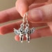 Silver Star Dangle Earrings