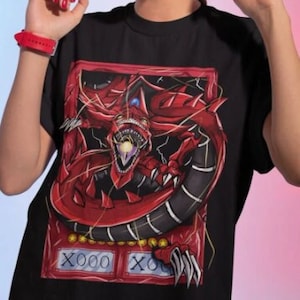 Slifer the Sky Dragon Egyptian God Card Gaming Shirt King of Duelists T-shirt videogame t-shirt